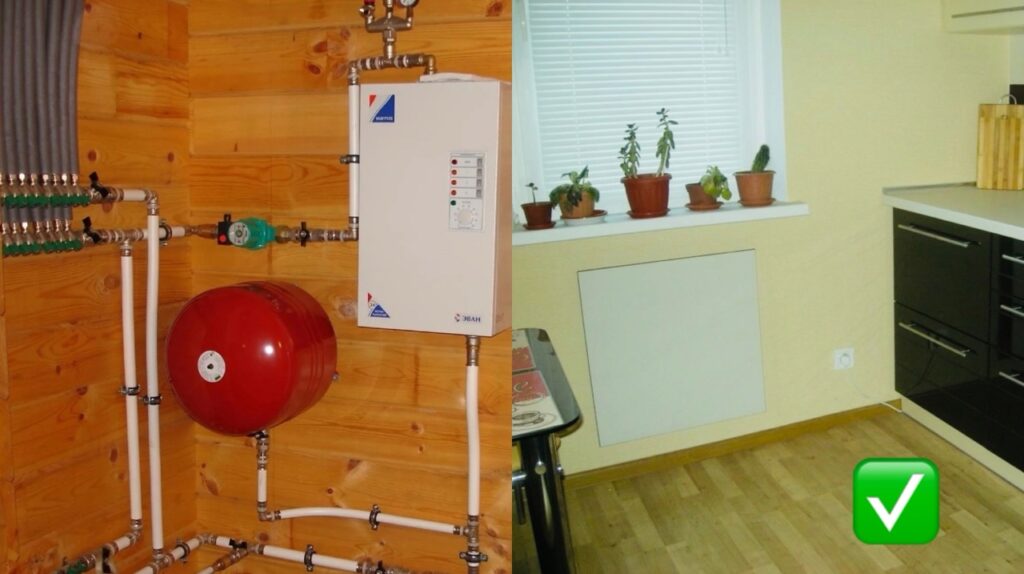 отопление дома электрическим котлом